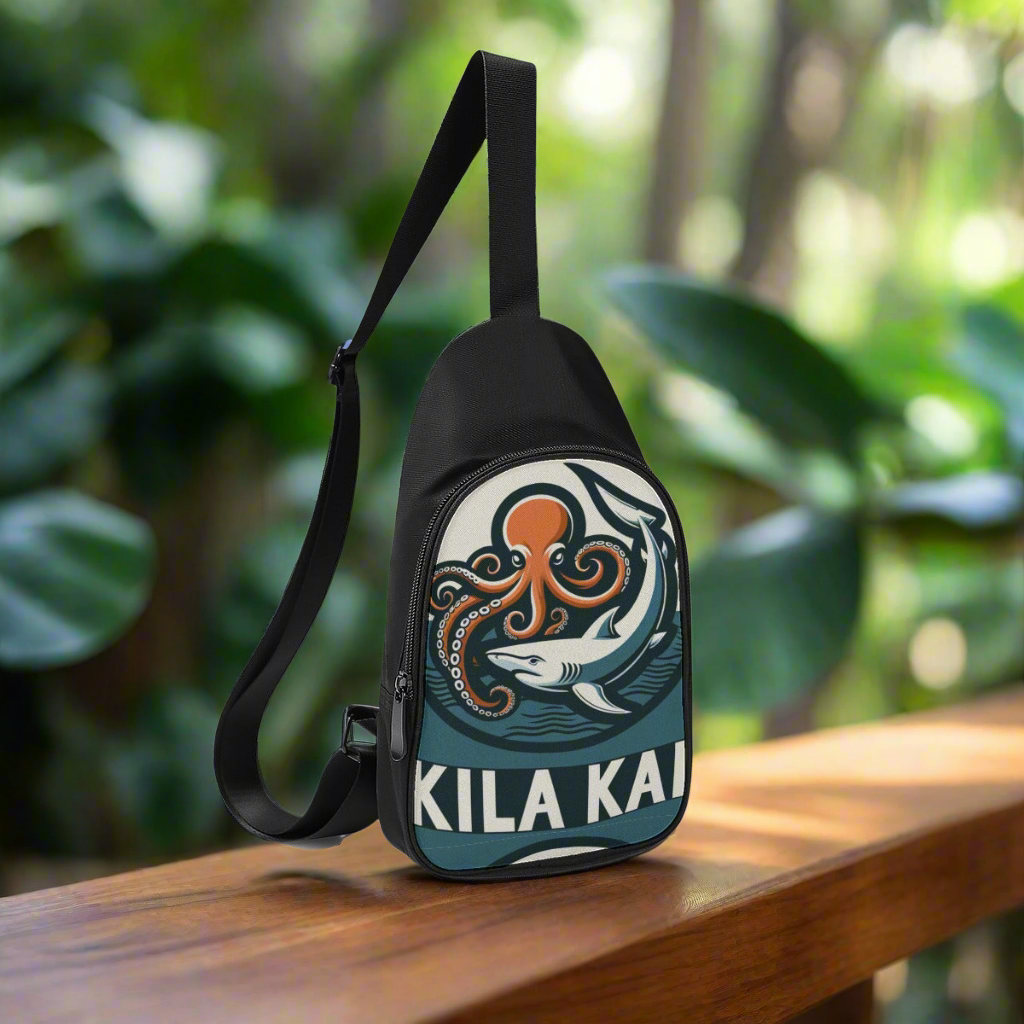 Ying & Yang Design Chest Bag