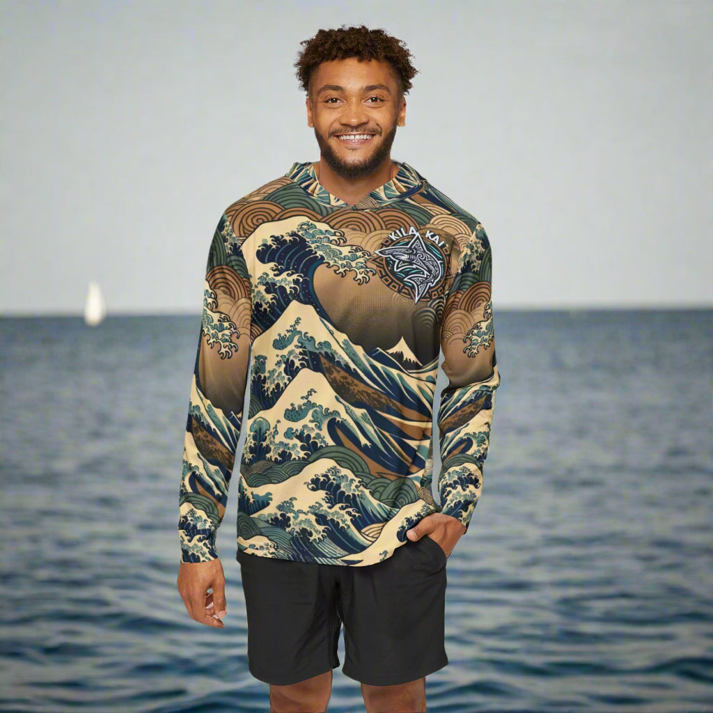 Tribal Shark Men's Sports Warmup Hoodie,