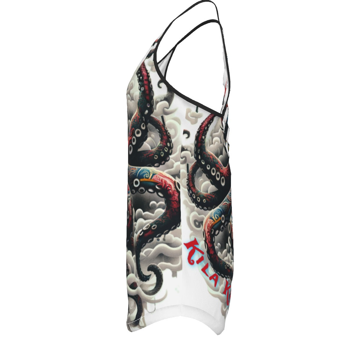 Ghost Octo Women's Criss-Cross Open Back Tank Top
