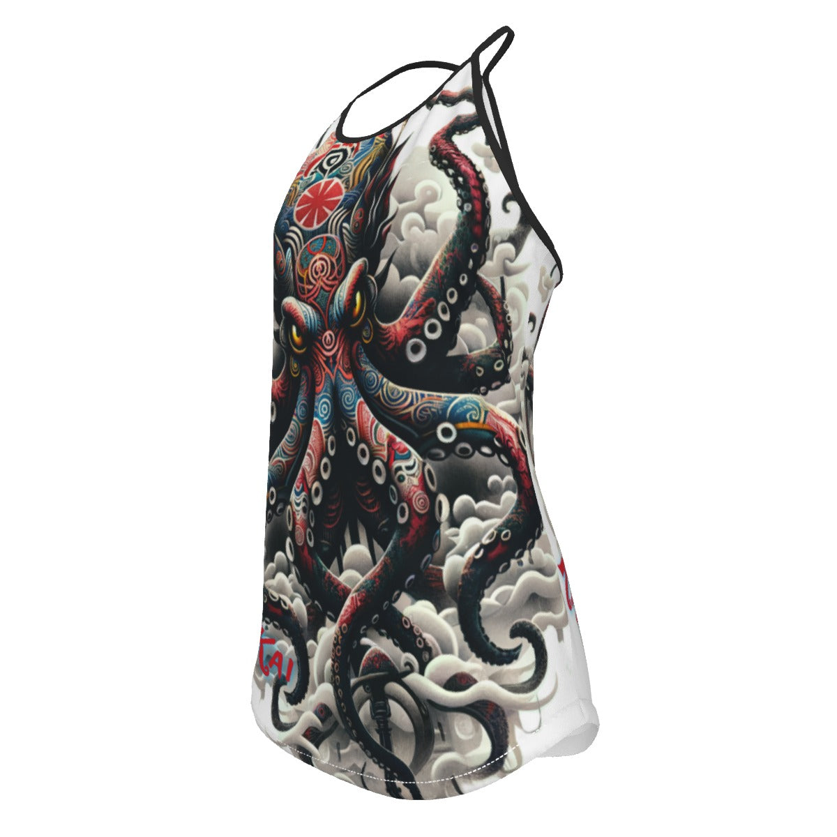 Ghost Octo Women's Criss-Cross Open Back Tank Top