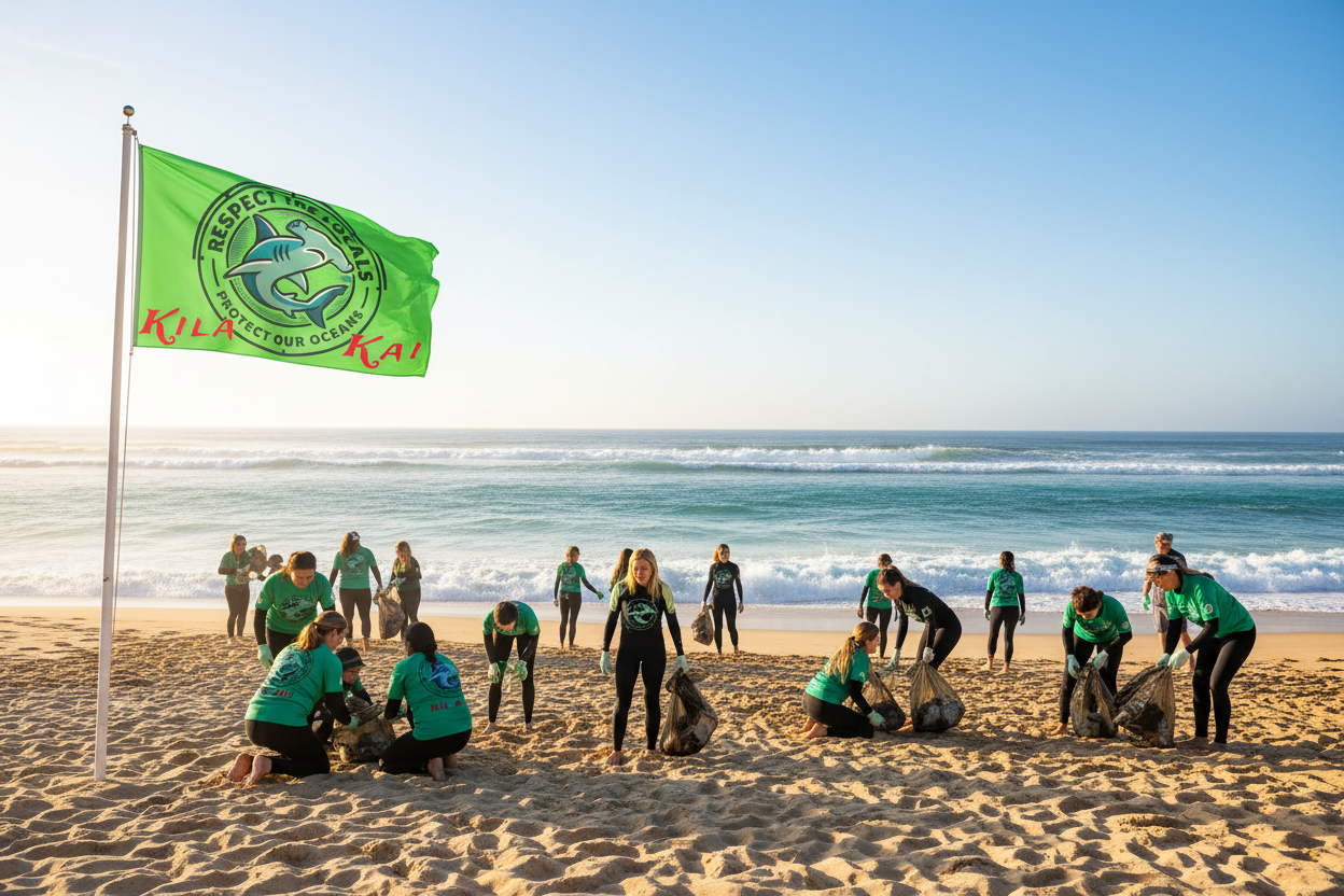 Protect our Oceans Green Flag