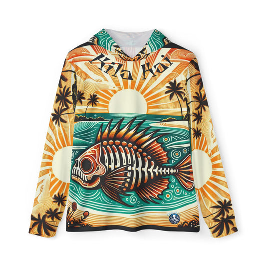Skelly Sunrise - UPF Sun Protection Shirt with Hood