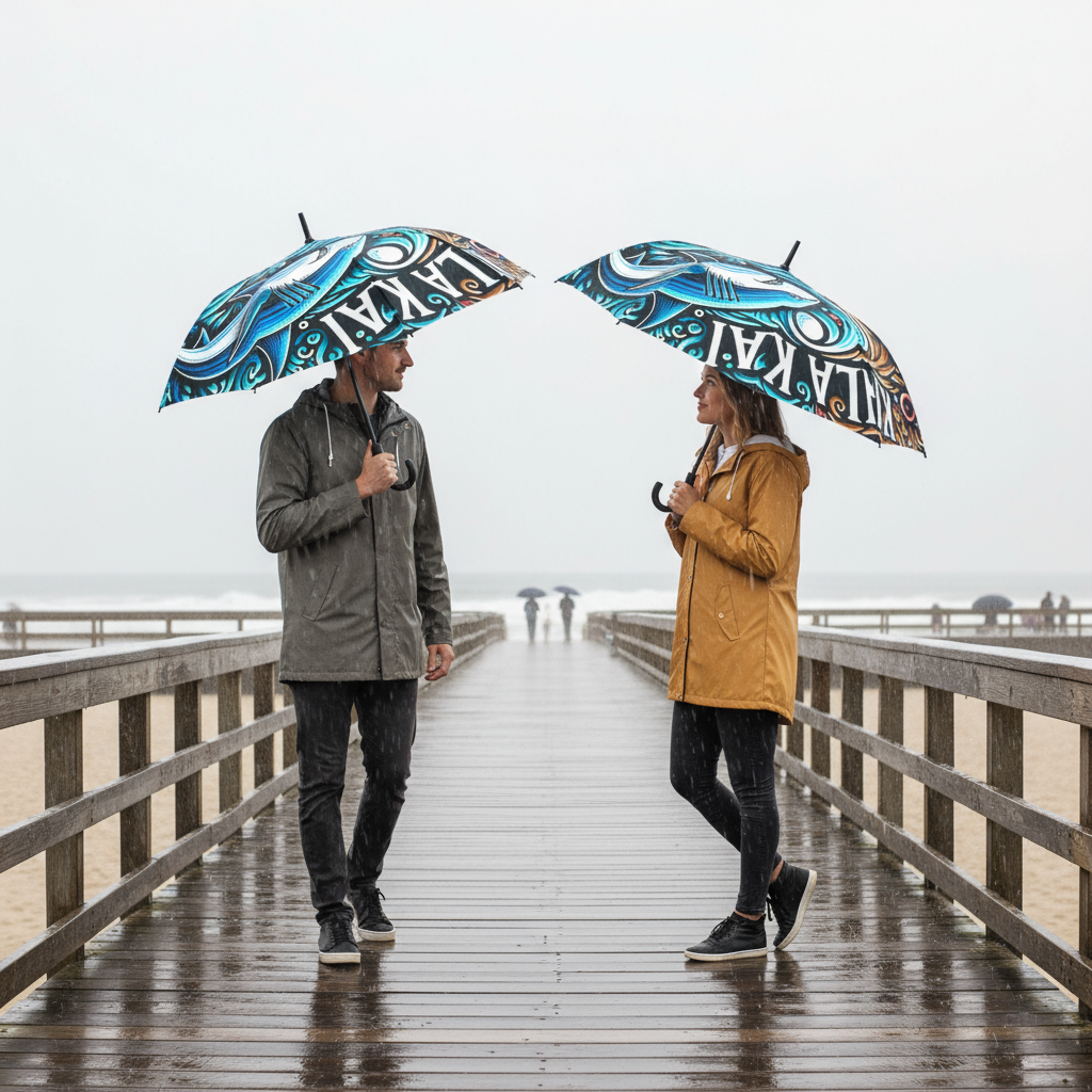 Umbrella, Ying and Yang, Rain Gear,