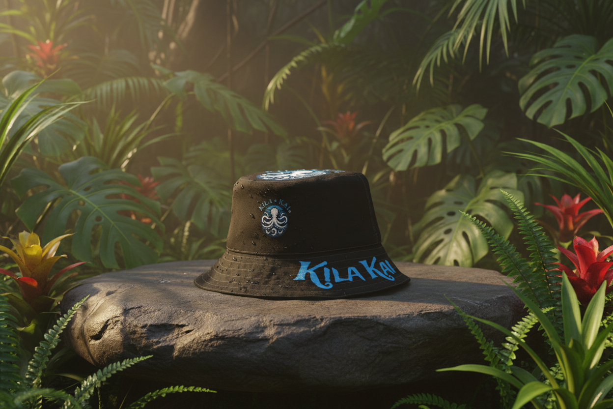 Sunset Skelly Bucket Hat