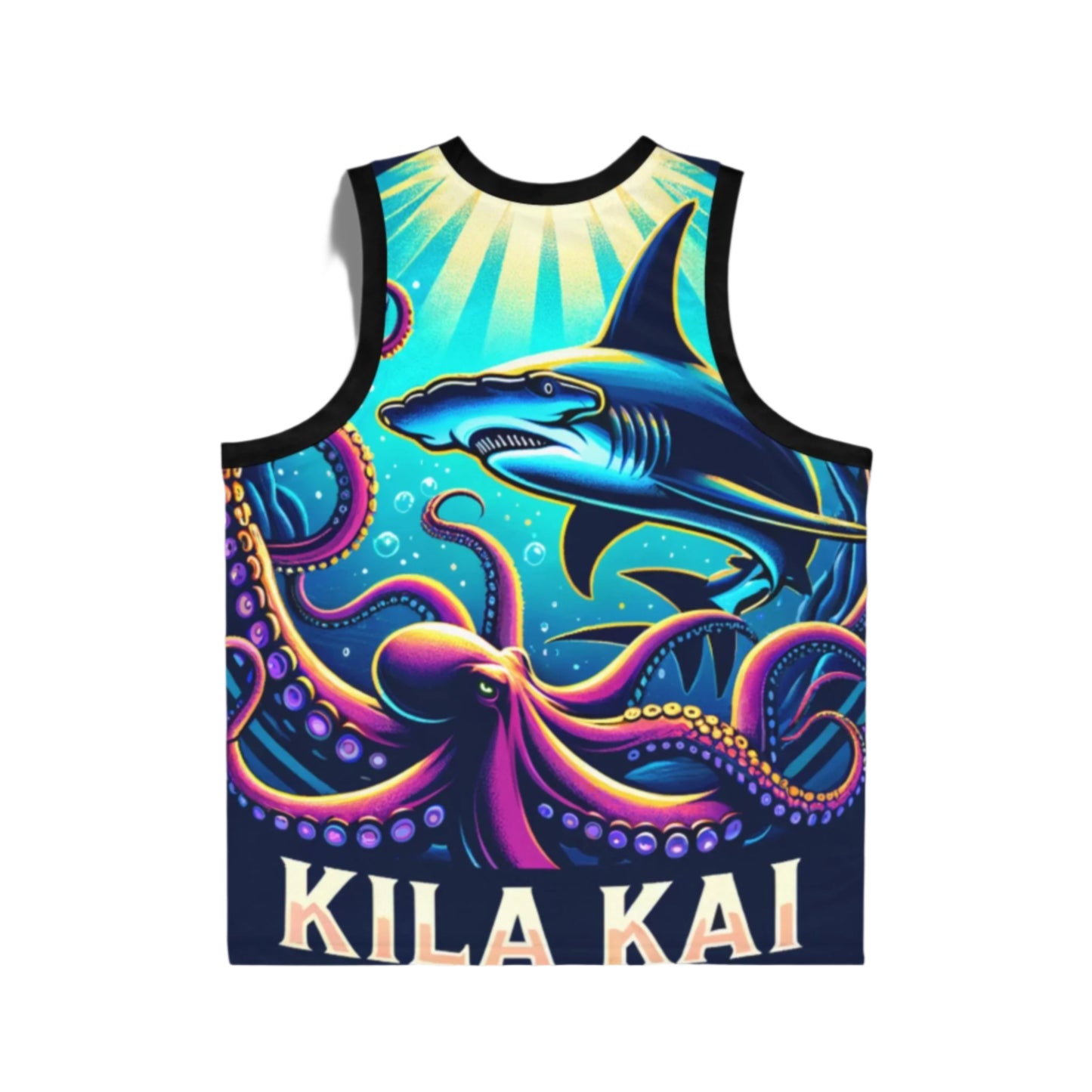 Kila Kai One Bright Day Basketball Jersey - Unisex Sports Top, Team Shirt, Activewear, Fan Gear, Athlete Uniform